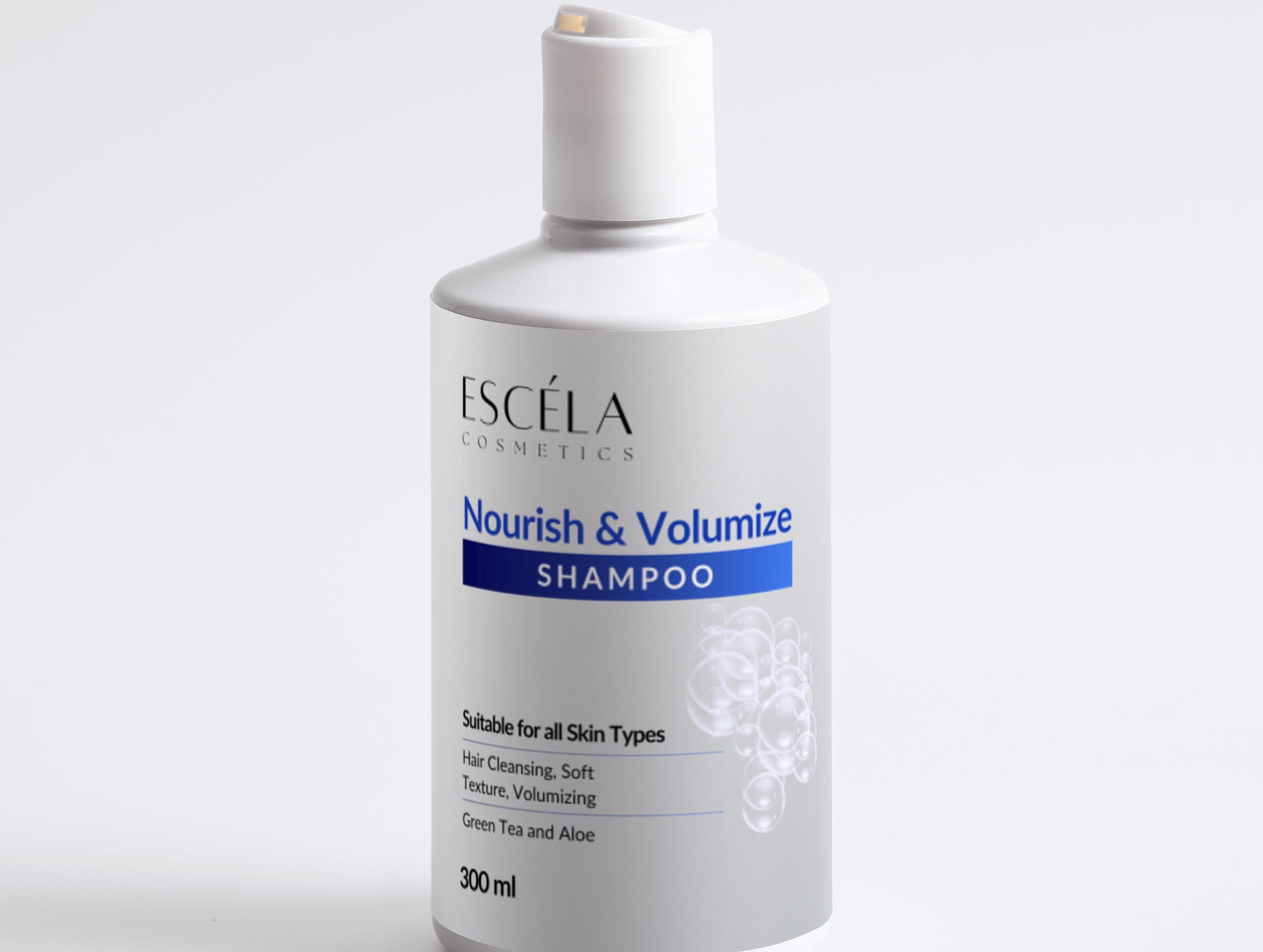 Nourish and Volumize Shampoo - Escéla Cosmetics