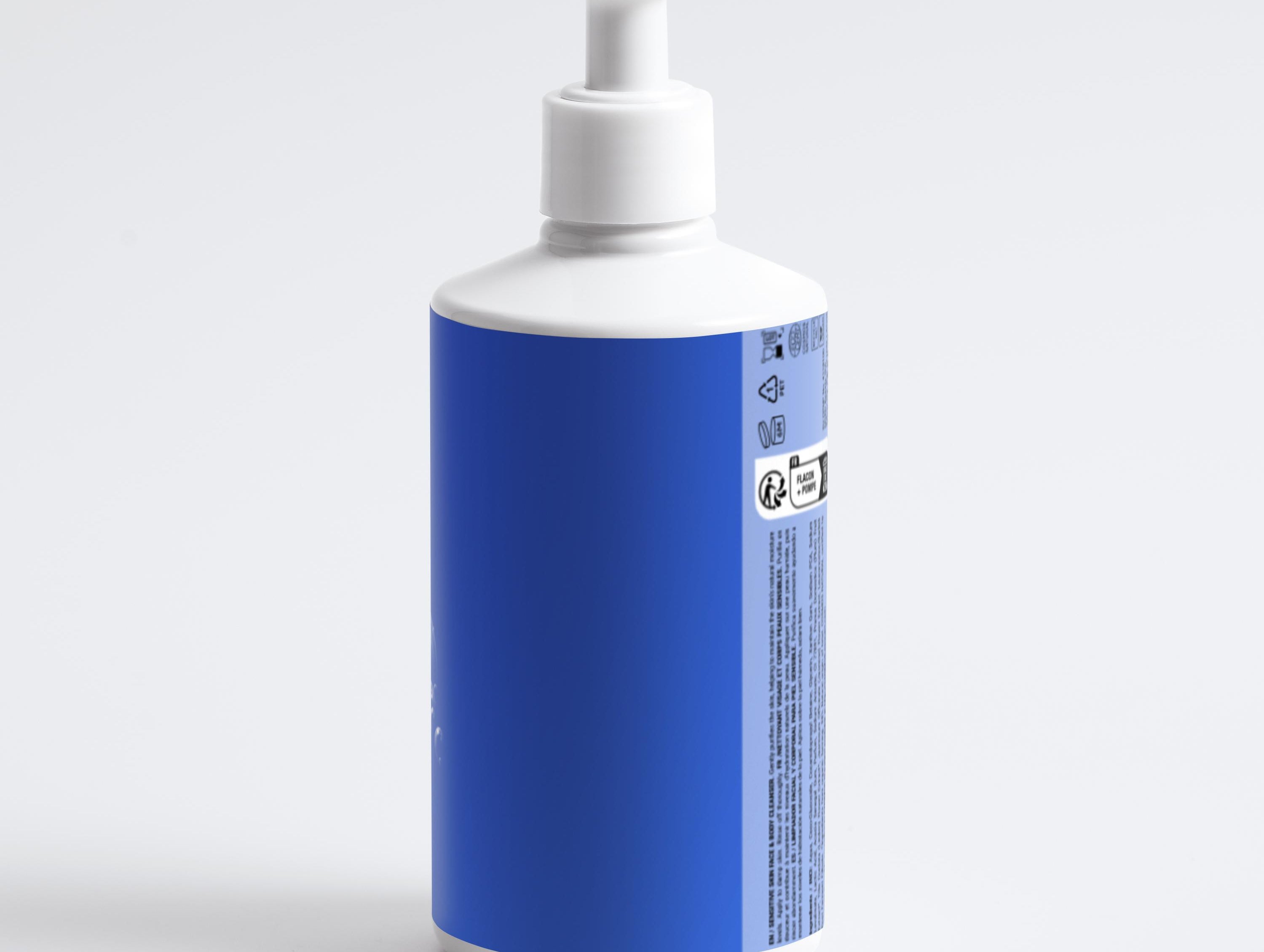 Sensitive Skin Face & Body Cleanser - Escéla Cosmetics