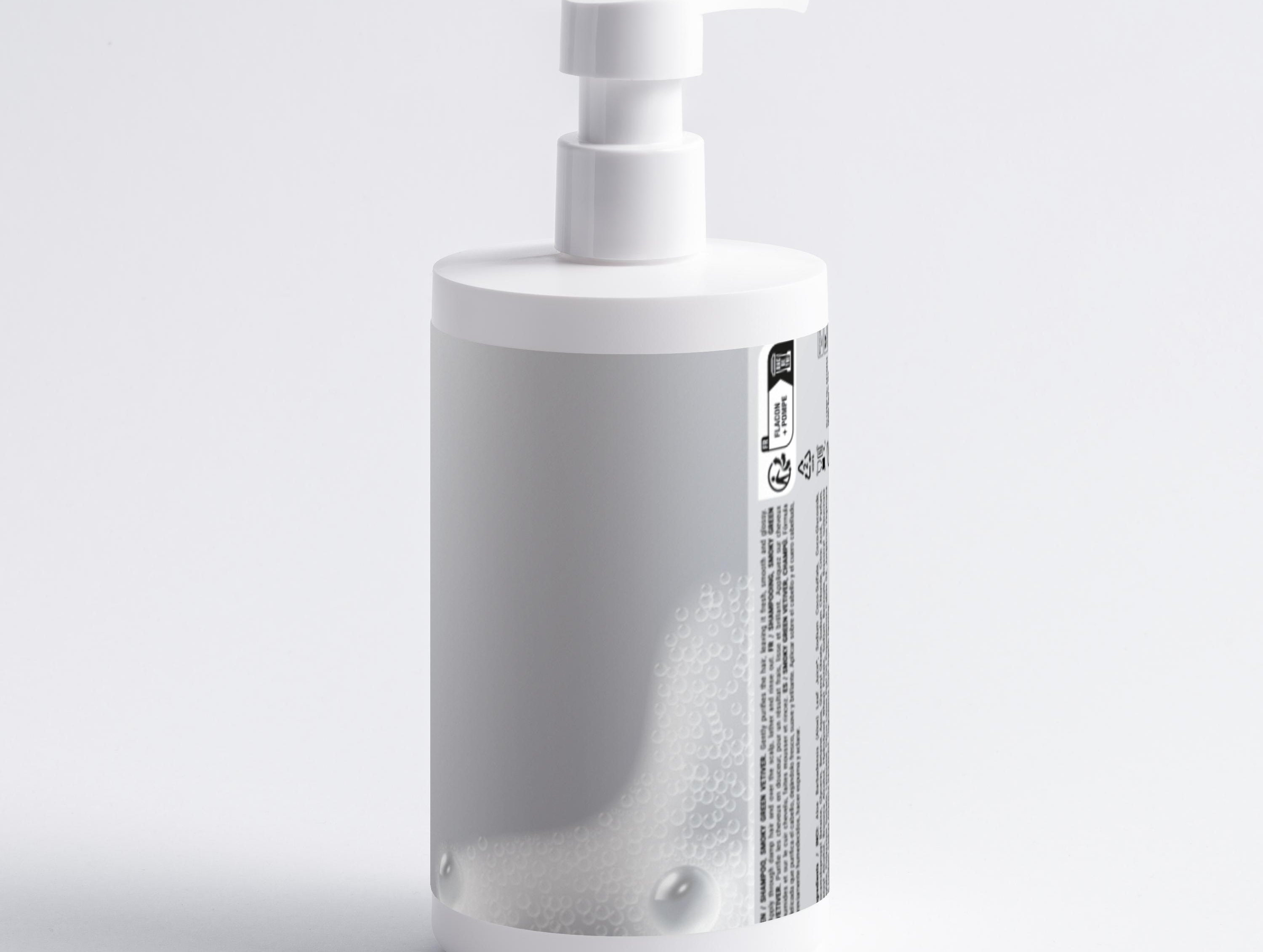 Gloss Shampoo, Smoky Green Vetiver - Escéla Cosmetics